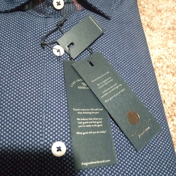 Goodman Brand, House of LR&C, Medium Short Sleeve, Button Up - Picture 6 of 7